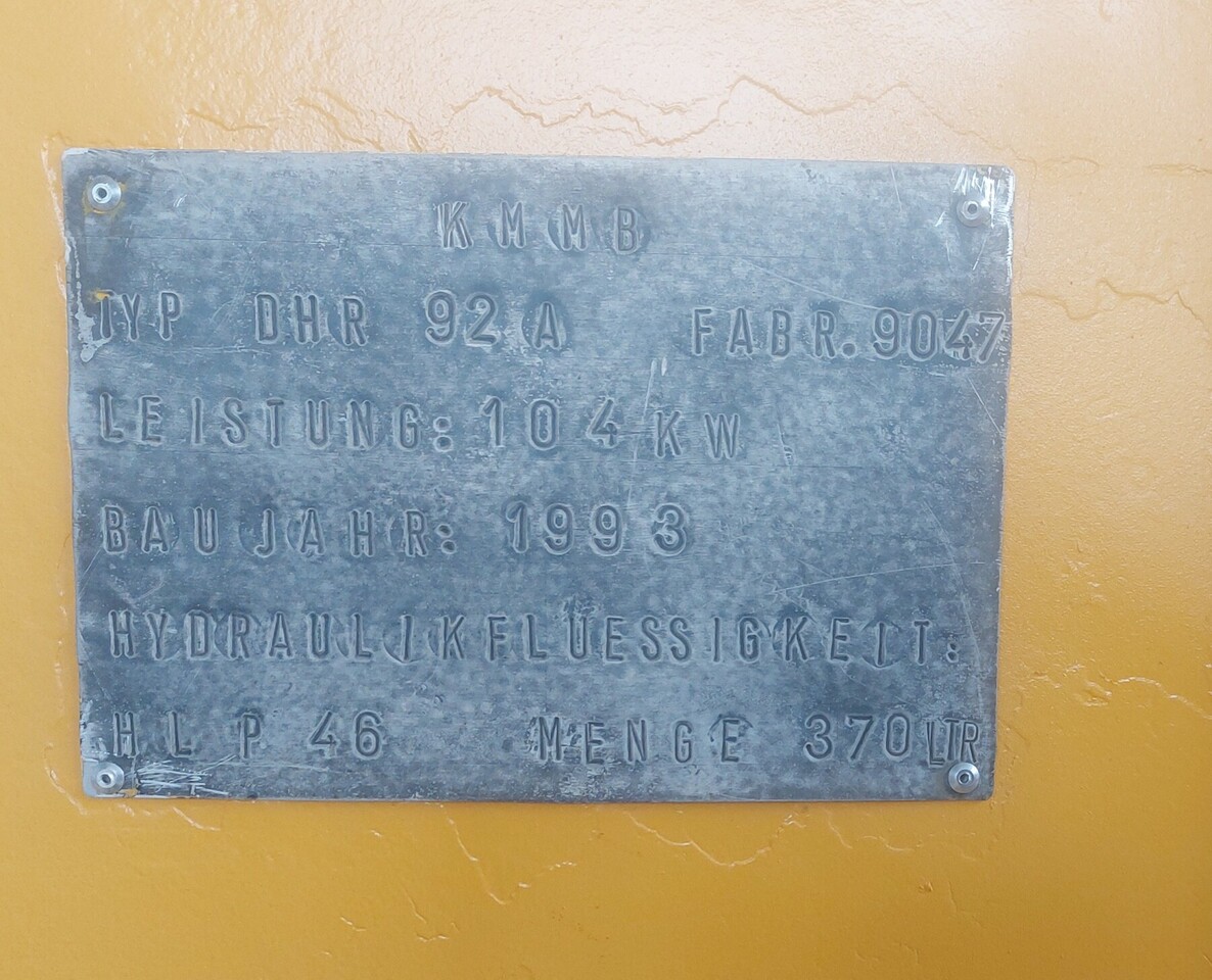 Krupp DHR 92 - Máquina de perfuração: foto 2 Krupp DHR 92 - Máquina de perfuração: foto 2