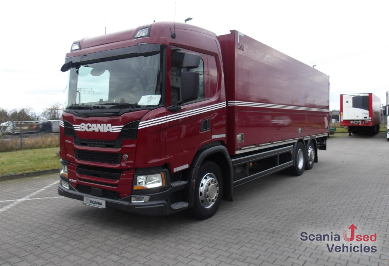 SCANIA G 360 B6x2*4NB / Full Air / Schwenkwand / 19 Pal. - Camião transporte de bebidas: foto 1 SCANIA G 360 B6x2*4NB / Full Air / Schwenkwand / 19 Pal. - Camião transporte de bebidas: foto 1
