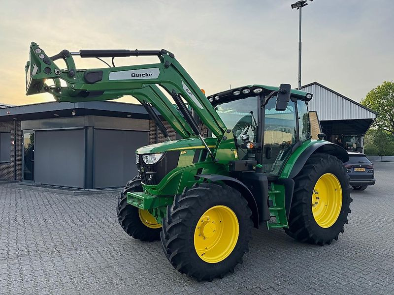 John Deere 6R110 AQ+ 40KM + VOORLADER 2023 465 UUR!!! - Trator: foto 1 John Deere 6R110 AQ+ 40KM + VOORLADER 2023 465 UUR!!! - Trator: foto 1