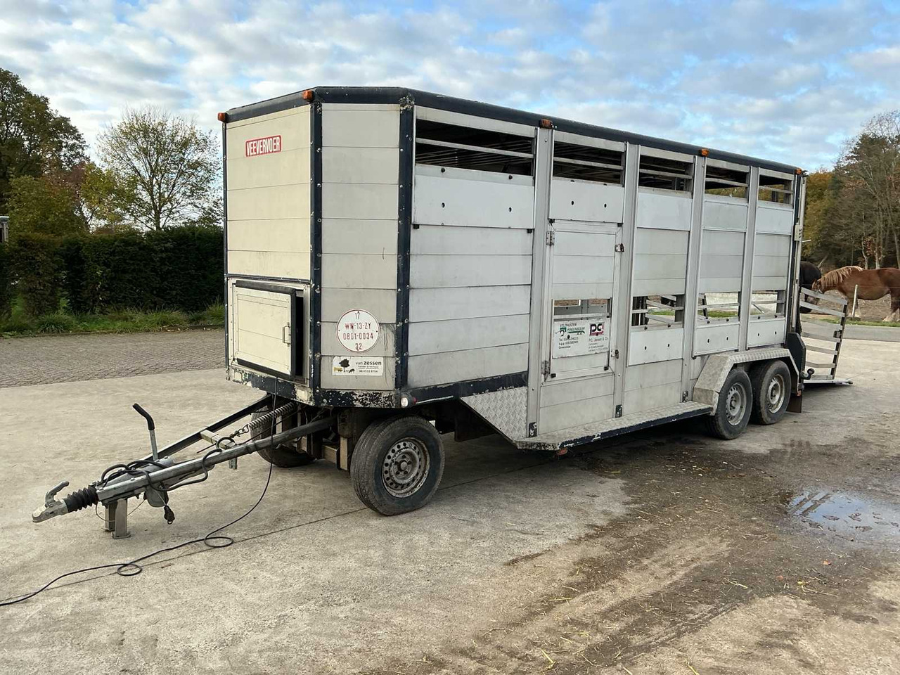 Bart Veldhuizen B.V. G50-2 - Reboque transporte de gado: foto 1 Bart Veldhuizen B.V. G50-2 - Reboque transporte de gado: foto 1