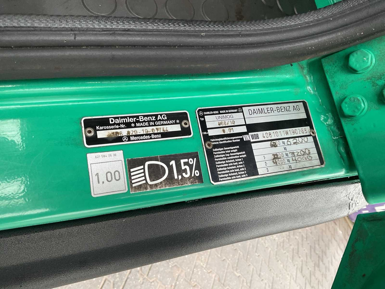 Camião 1998 MERCEDES-BENZ UNIMOG TRUCK: foto 16