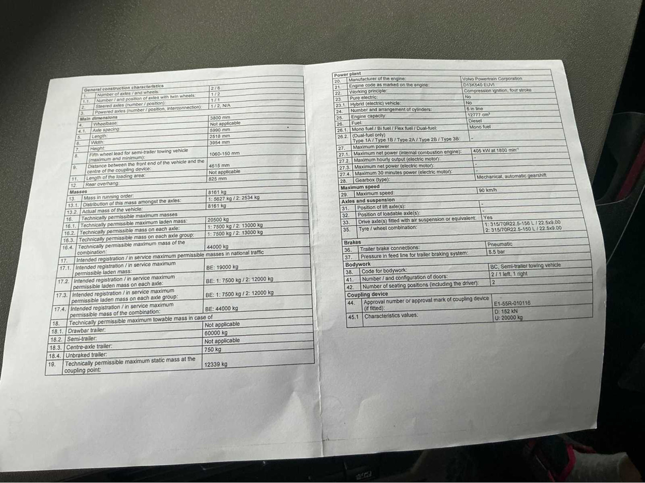 Camião 2019 VOLVO FH540: foto 47