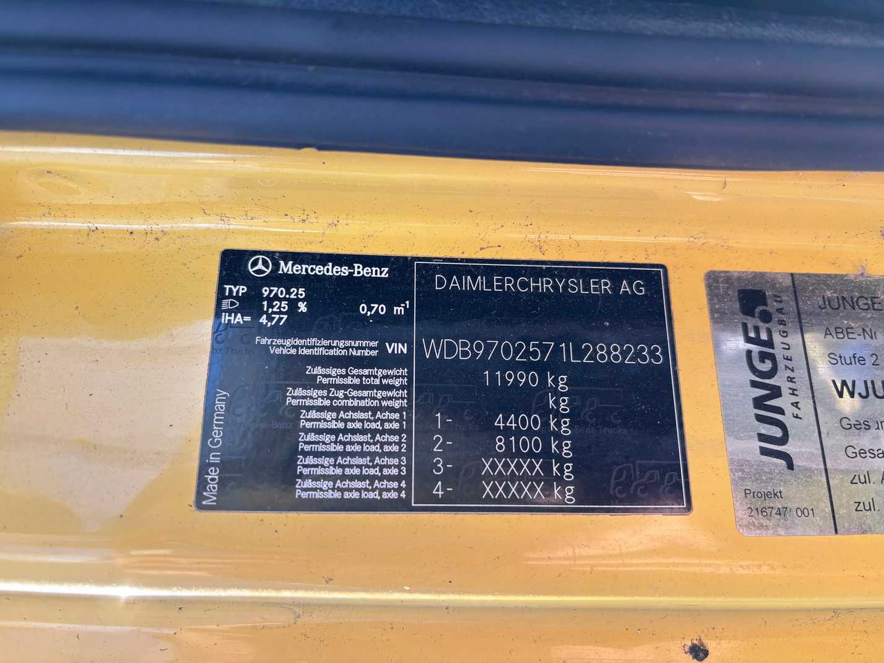 Camião MERCEDES-BENZ ATEGO 1222 TRUCK TRUCK: foto 43 Camião MERCEDES-BENZ ATEGO 1222 TRUCK TRUCK: foto 43