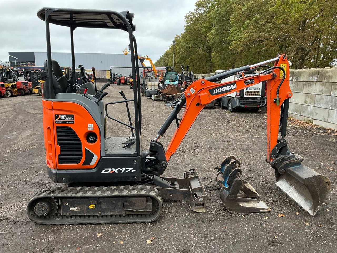 Mini escavadeira Doosan DX17Z: foto 6