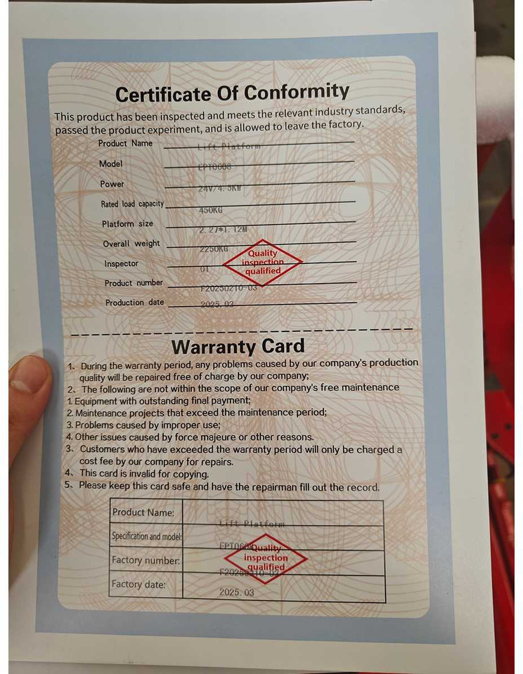 EVER STAR - 2025 - EPT0608 - AERIAL PLATFORM - Plataforma aérea: foto 5 EVER STAR - 2025 - EPT0608 - AERIAL PLATFORM - Plataforma aérea: foto 5