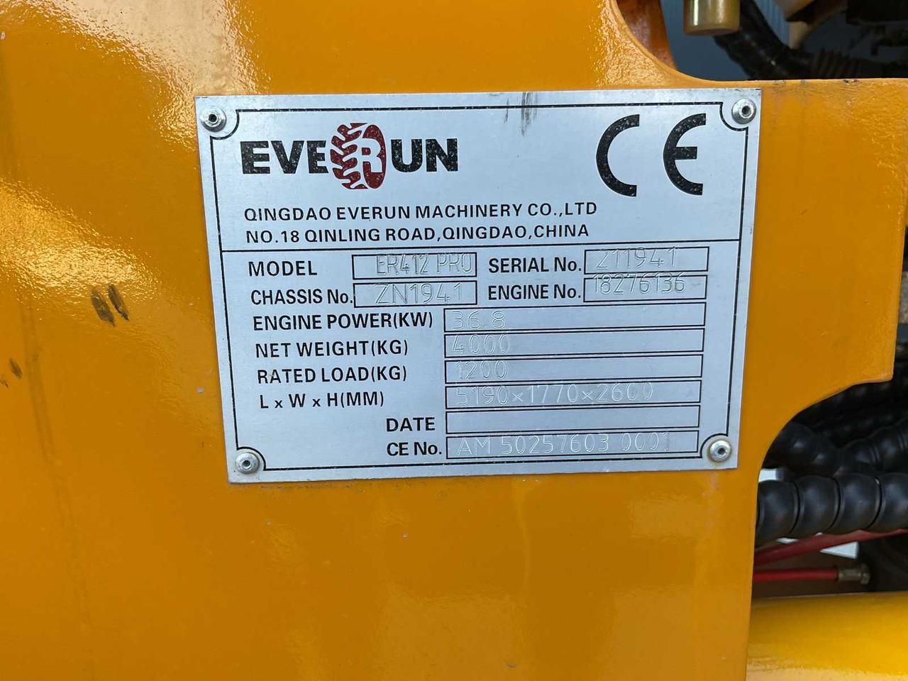 Evernote ER412PRO - Pá carregadora de rodas: foto 4 Evernote ER412PRO - Pá carregadora de rodas: foto 4