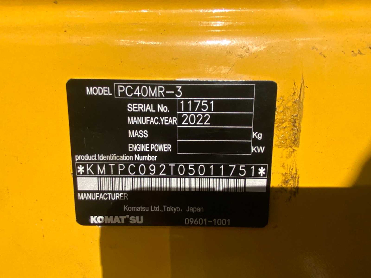 Escavadora de rastos Komatsu PC40MR-3: foto 32 Escavadora de rastos Komatsu PC40MR-3: foto 32
