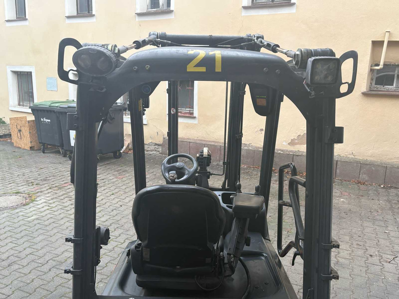 Empilhador LINDE E16-01 E386 - 3-WHEEL FORKLIFT (YEAR 2014): foto 15