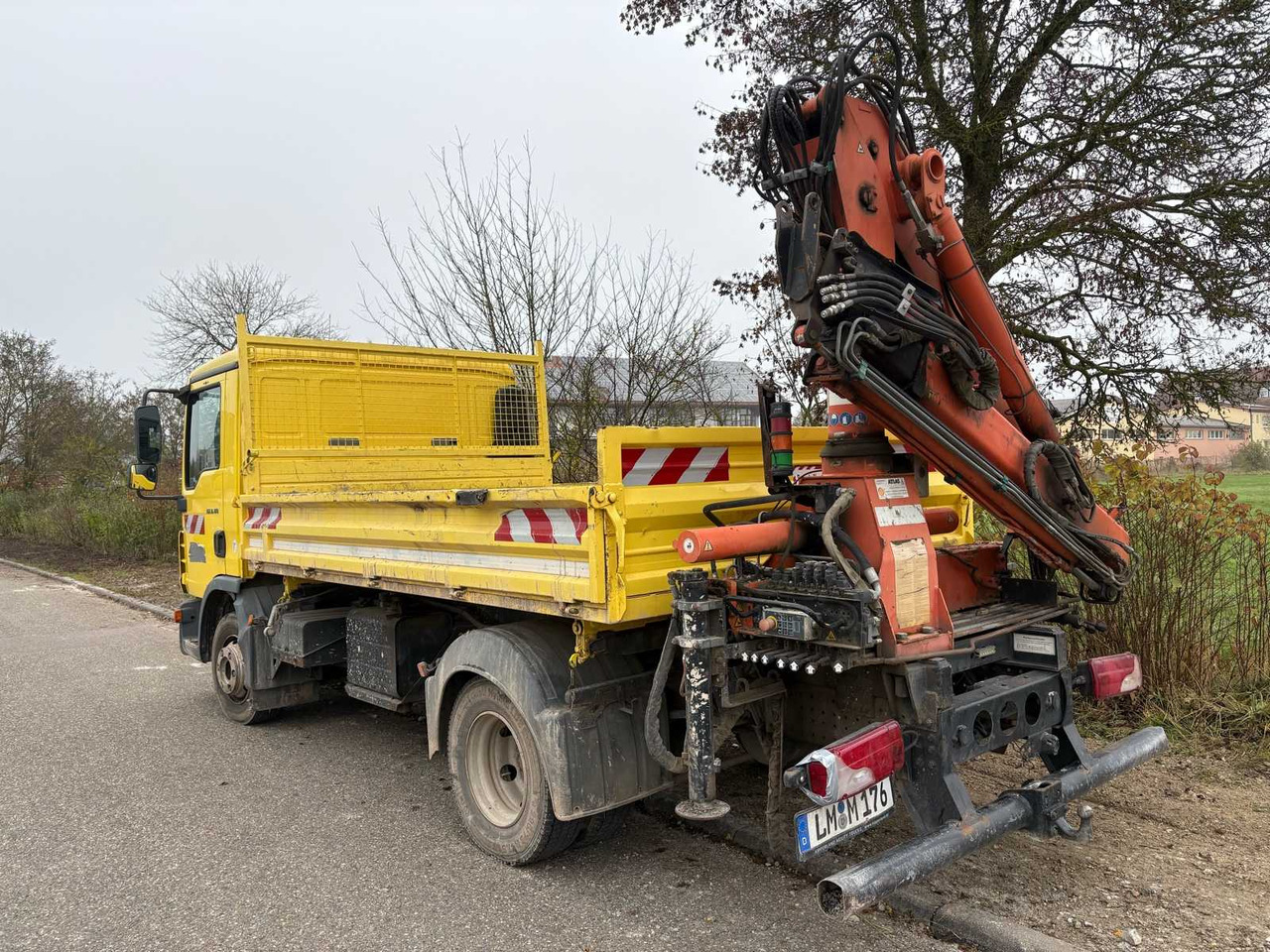 Tombador MAN / ATLAS TRUCK TIPPER WITH LOADING CRANE: foto 8