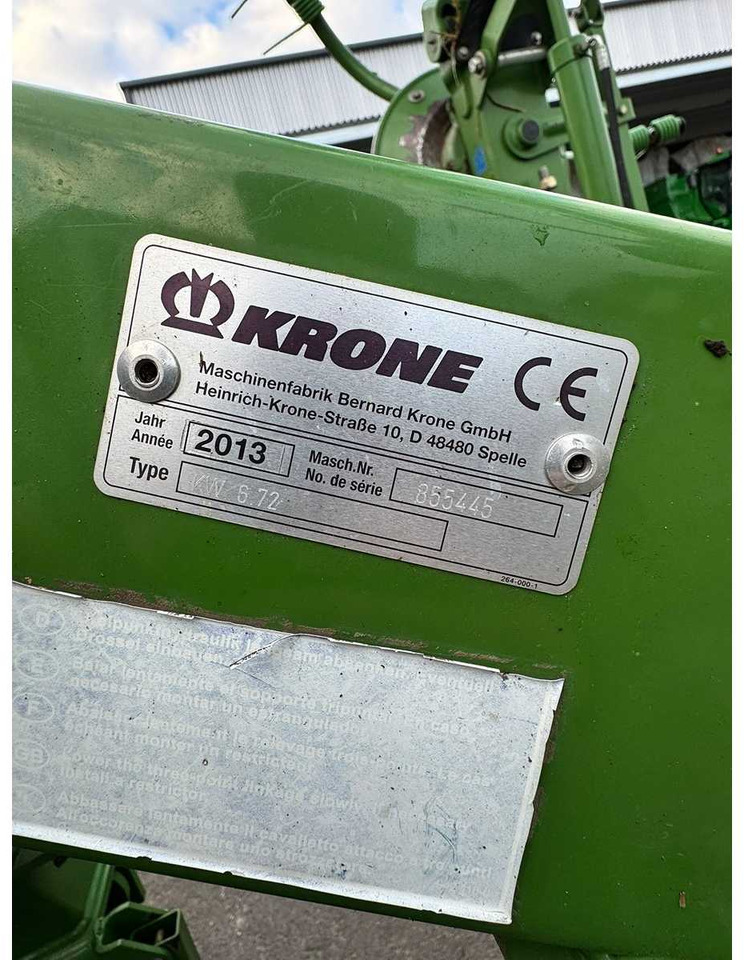 KRONE KW 6.72 - Máquina agrícola: foto 4 KRONE KW 6.72 - Máquina agrícola: foto 4