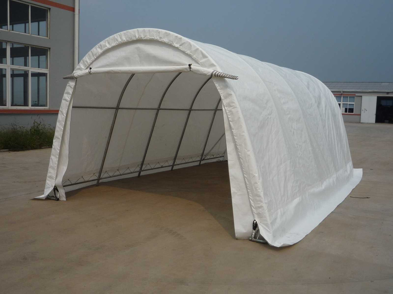 Rhino-Cross-Shelter 143014R - 9,2x4,3x4,3 m - Depósito de armazenamento: foto 1 Rhino-Cross-Shelter 143014R - 9,2x4,3x4,3 m - Depósito de armazenamento: foto 1