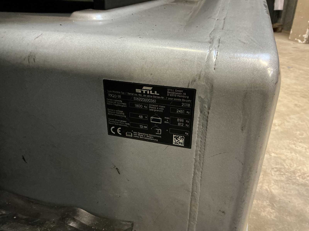 Empilhador STILL - RX20-16 - FORKLIFT TRUCKS - 2018: foto 9 Empilhador STILL - RX20-16 - FORKLIFT TRUCKS - 2018: foto 9