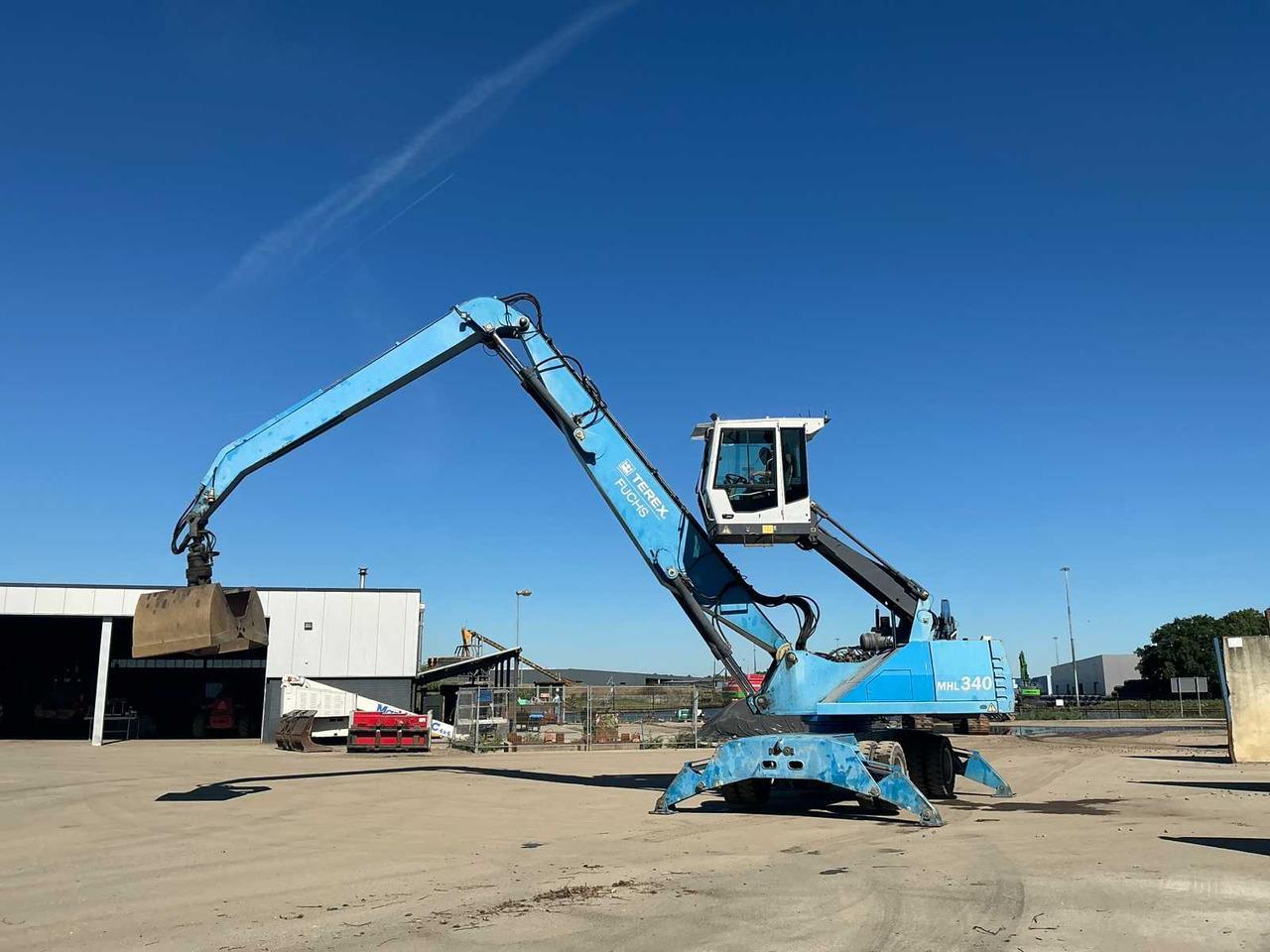 Terex-Fuchs MHL 340 - Escavadeira de rodas: foto 5 Terex-Fuchs MHL 340 - Escavadeira de rodas: foto 5
