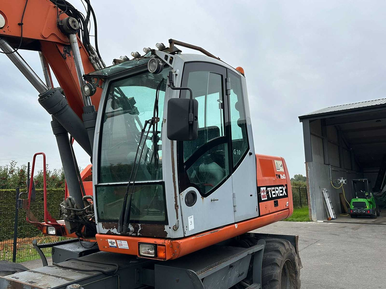 Escavadeira de rodas Terex TW150: foto 10