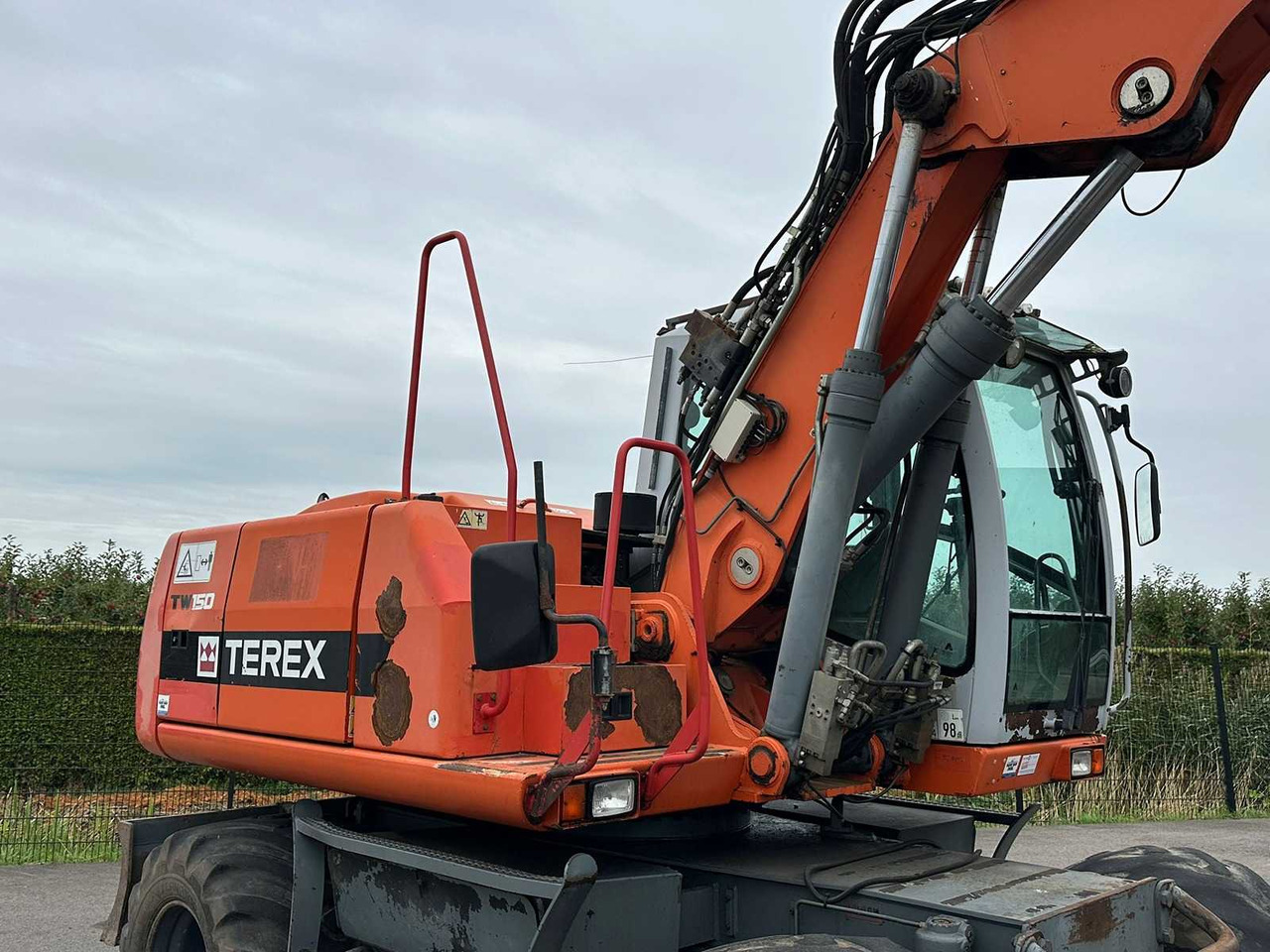 Escavadeira de rodas Terex TW150: foto 9