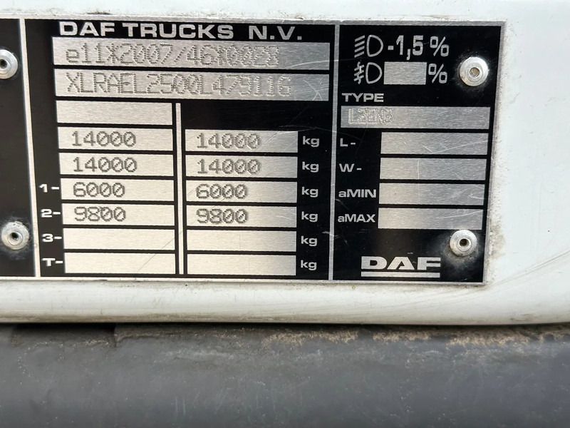 Camião frigorífico DAF LF 210 LF.14.210 EURO6. KOELBAKWAGEN MET LAADKLEP: foto 15