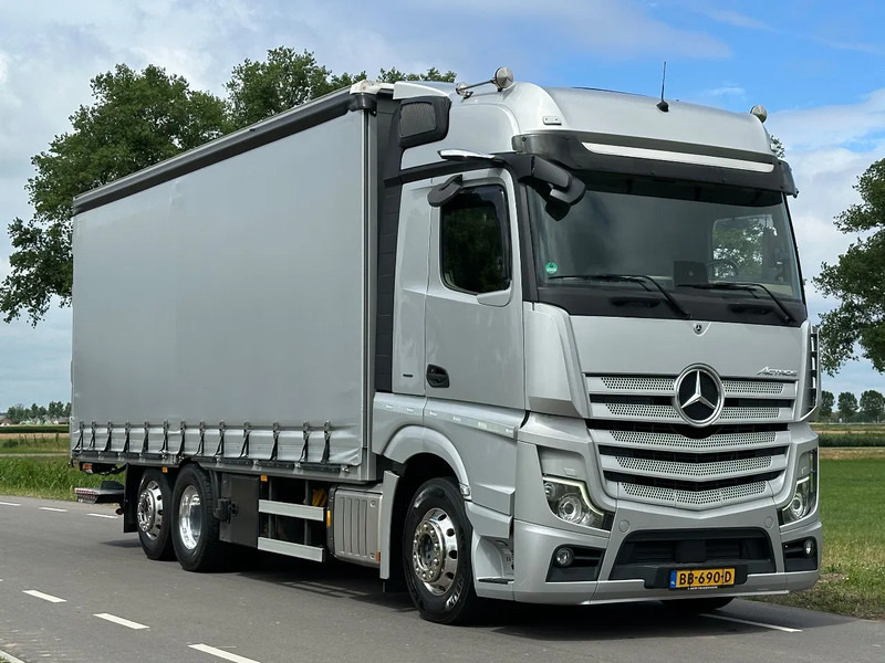 Mercedes-Benz Actros ACTROS 2545LL EURO6. 2021. Schuifzeil Bakwagen met Laadklep. - Camião de lona: foto 2 Mercedes-Benz Actros ACTROS 2545LL EURO6. 2021. Schuifzeil Bakwagen met Laadklep. - Camião de lona: foto 2