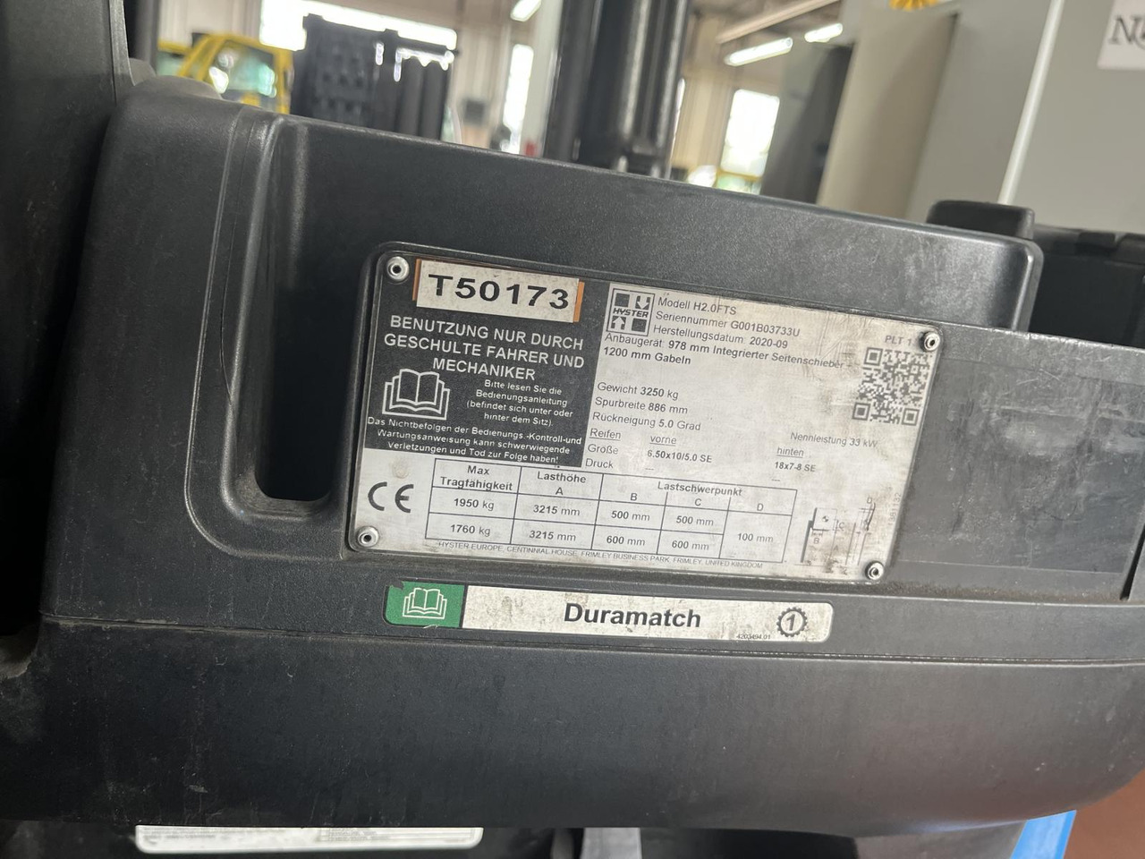 Hyster H2.0FTS - Empilhador a gás: foto 3 Hyster H2.0FTS - Empilhador a gás: foto 3