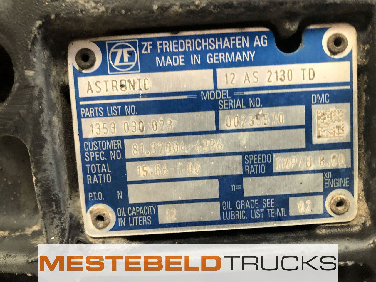 MAN Versnellingsbak 12 AS 2130 TD - Caixas de velocidade e peças para Camião: foto 5 MAN Versnellingsbak 12 AS 2130 TD - Caixas de velocidade e peças para Camião: foto 5