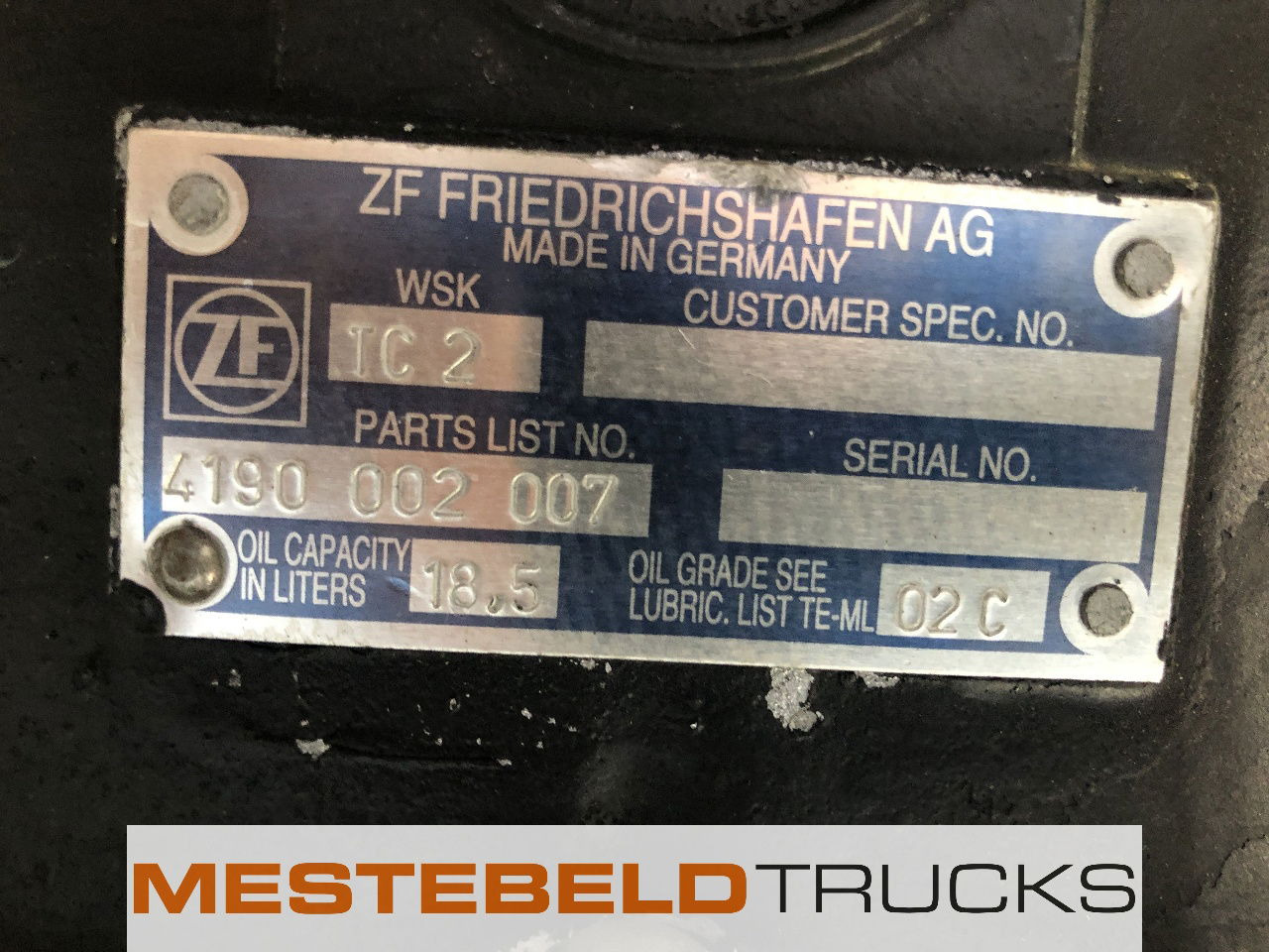 MAN WSK 440 + RE - Embreagem e peças para Camião: foto 5 MAN WSK 440 + RE - Embreagem e peças para Camião: foto 5