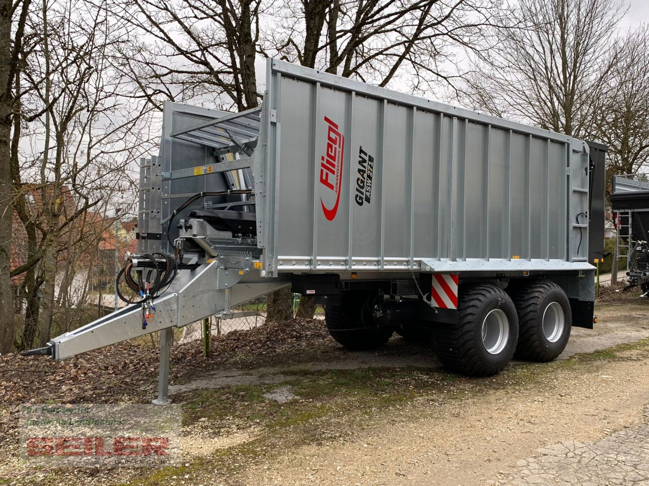 Fliegl ASW 271 C FOX Lenkachse 22,5" 35m³ - Autocarregadora: foto 1 Fliegl ASW 271 C FOX Lenkachse 22,5" 35m³ - Autocarregadora: foto 1