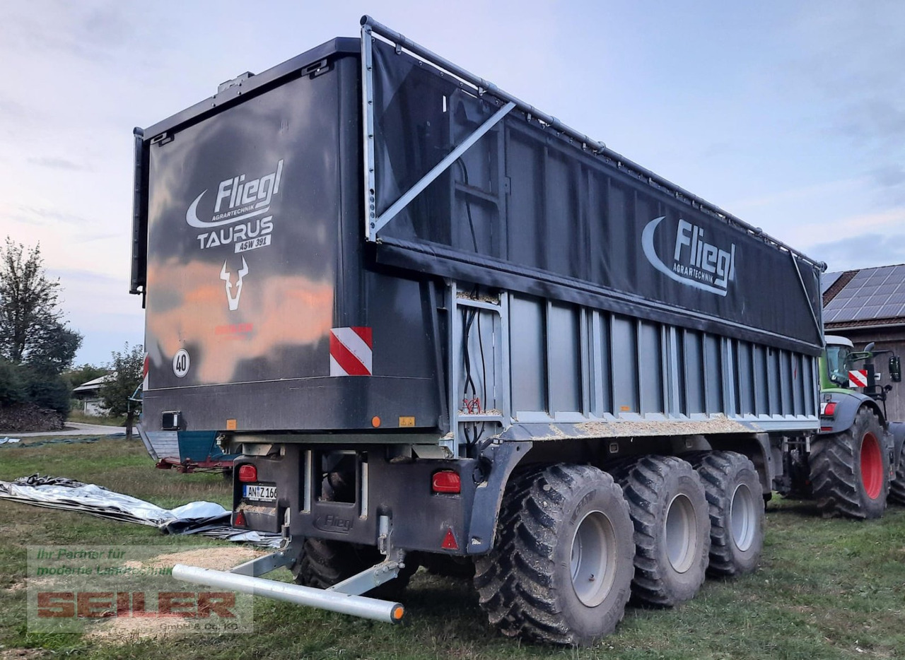 Fliegl ASW 391 TAURUS FOX 50m³ + elektr. ZWL + ISOBUS + Top Lift Light - Autocarregadora: foto 1 Fliegl ASW 391 TAURUS FOX 50m³ + elektr. ZWL + ISOBUS + Top Lift Light - Autocarregadora: foto 1