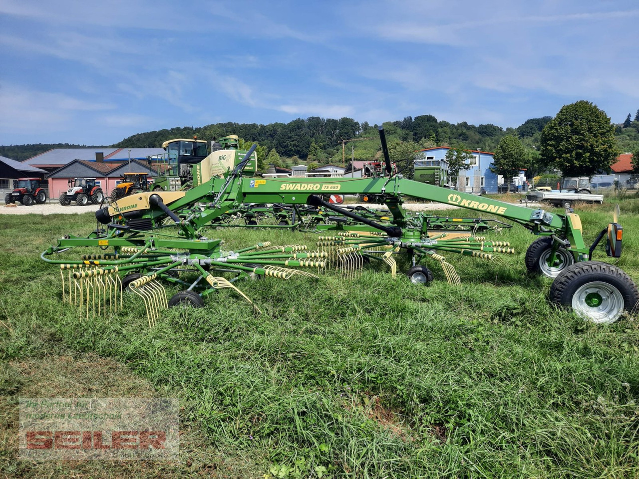 Ancinho enleirador Krone Swadro TS 680: foto 6