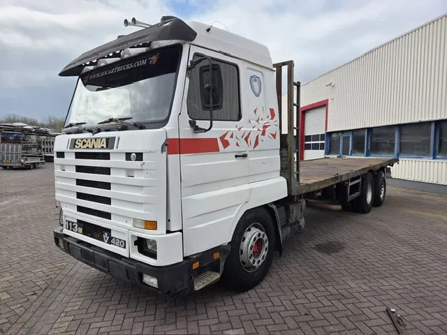 Camião de caixa aberta/ Plataforma Scania 113 380 8 Tires 6x2: foto 6