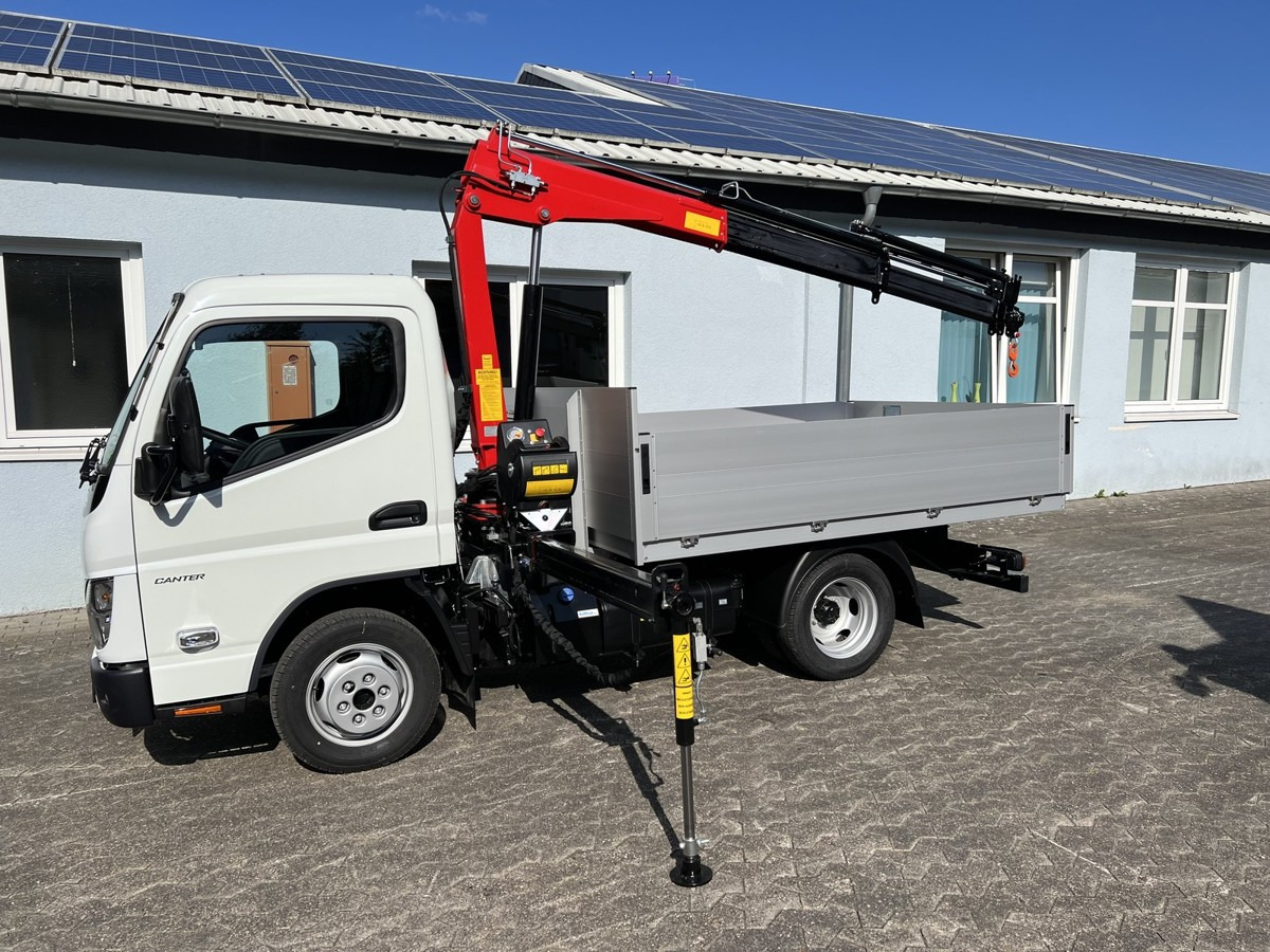 Carrinha de caixa aberta novo FUSO 3S15 Alu Pritsche Ladekran 34S 3 x hydr.: foto 7