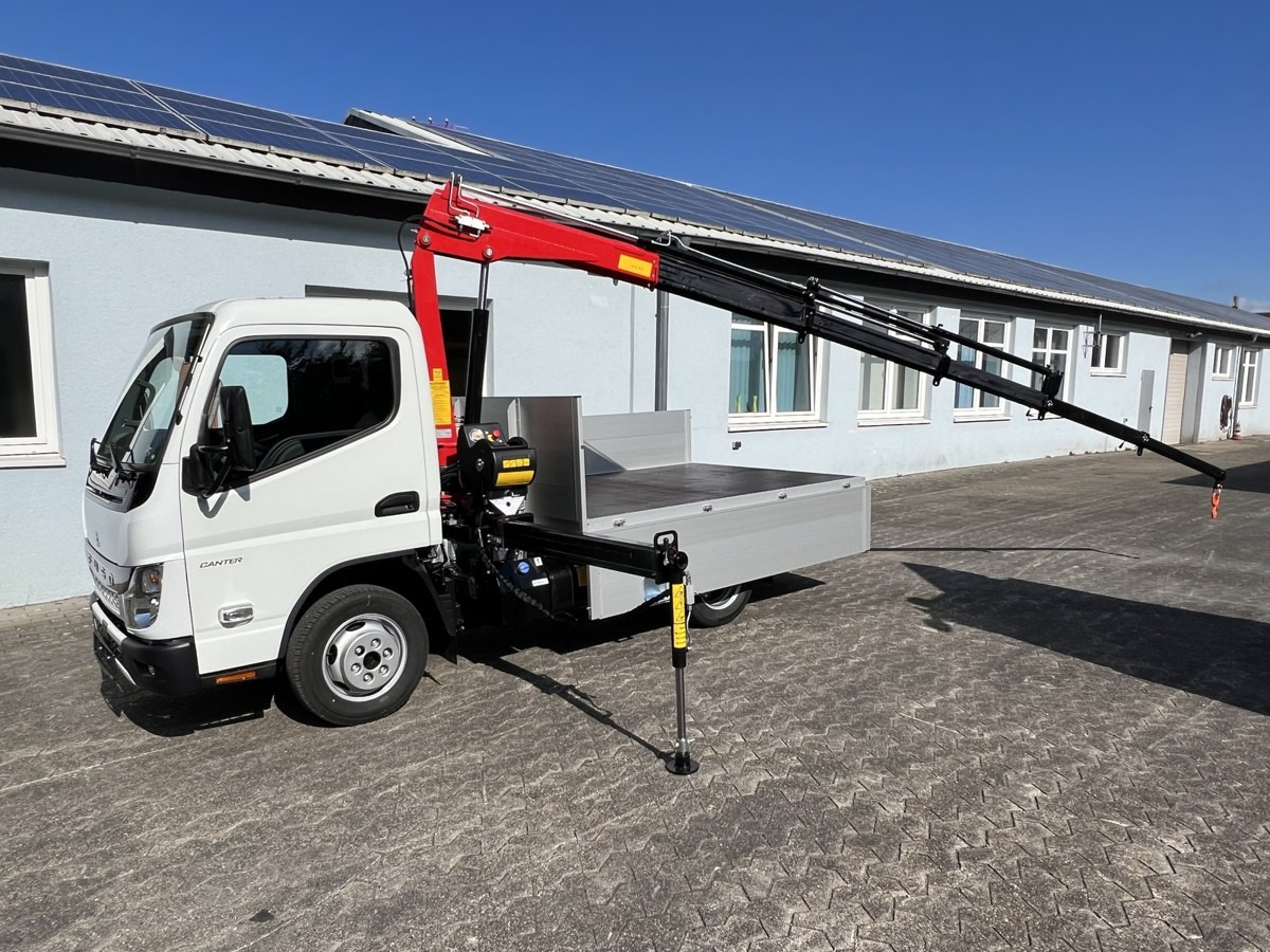 Carrinha de caixa aberta novo FUSO 3S15 Alu Pritsche Ladekran 34S 3 x hydr.: foto 6