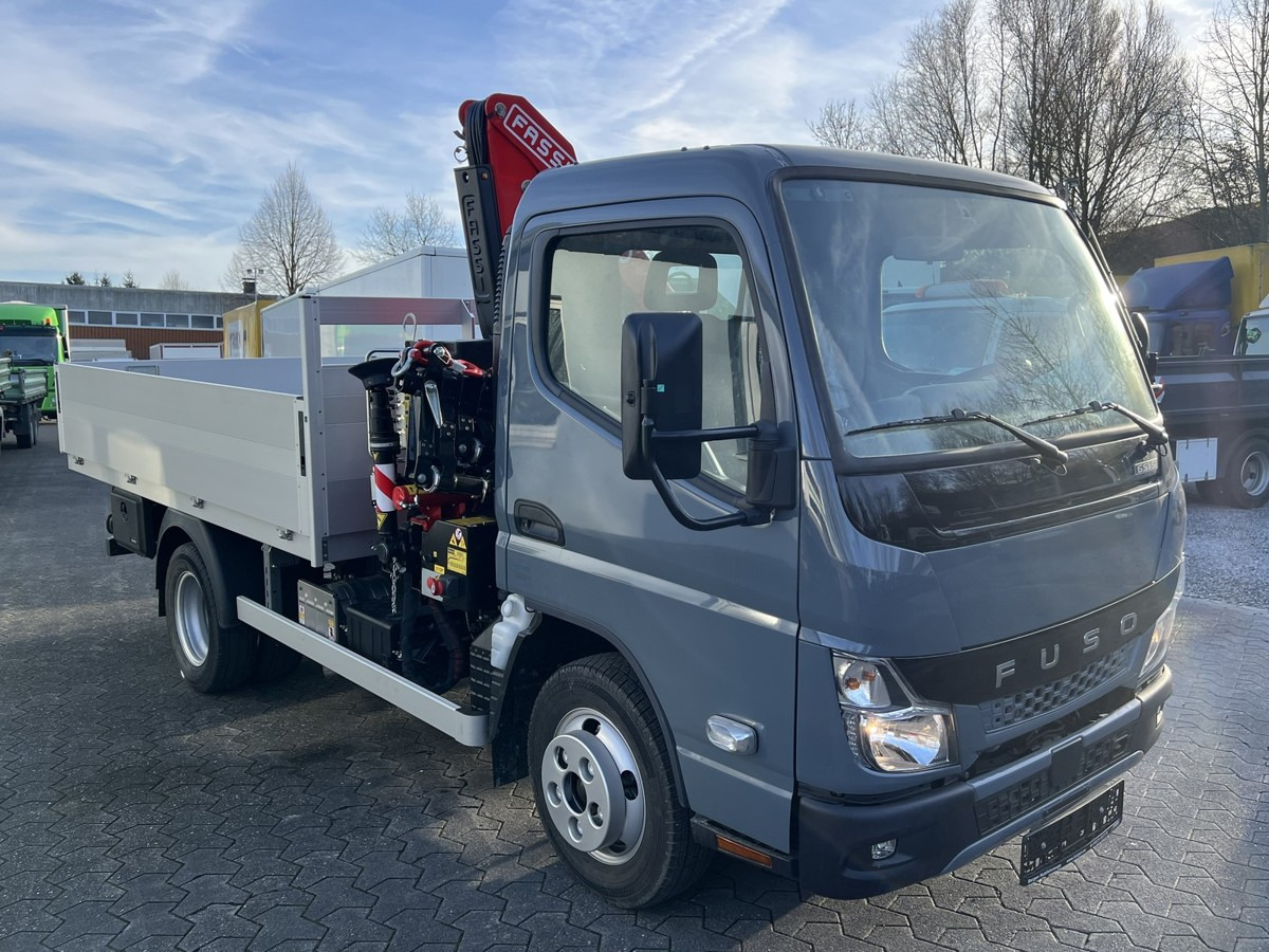 Camião grua, Camião de caixa aberta/ Plataforma novo FUSO 6S15 Pritsche 3.0m Kran 4xhydr. Funk!: foto 7