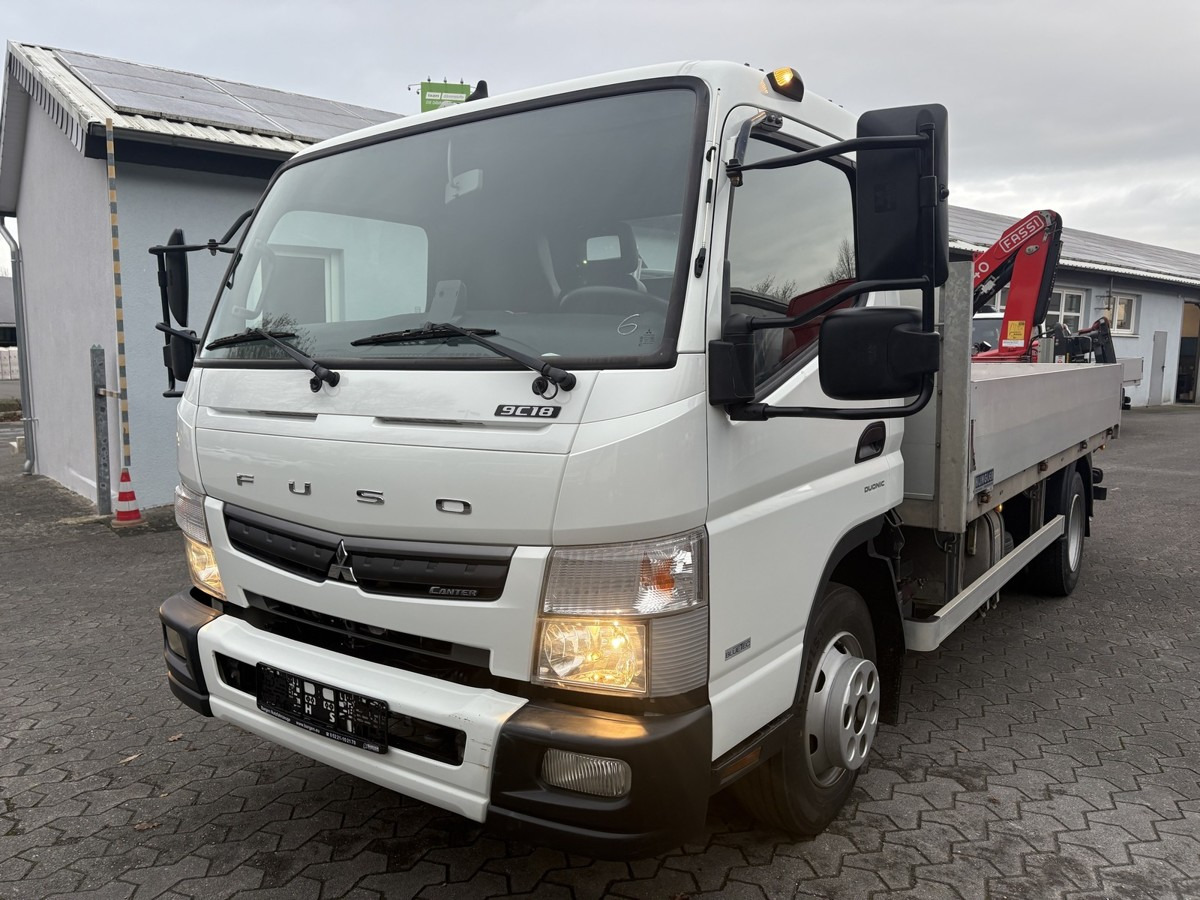 FUSO FUSO 9C18 Canter Pritsche 3.8m Kran 2x hydr. - Carrinha de caixa aberta: foto 2 FUSO FUSO 9C18 Canter Pritsche 3.8m Kran 2x hydr. - Carrinha de caixa aberta: foto 2