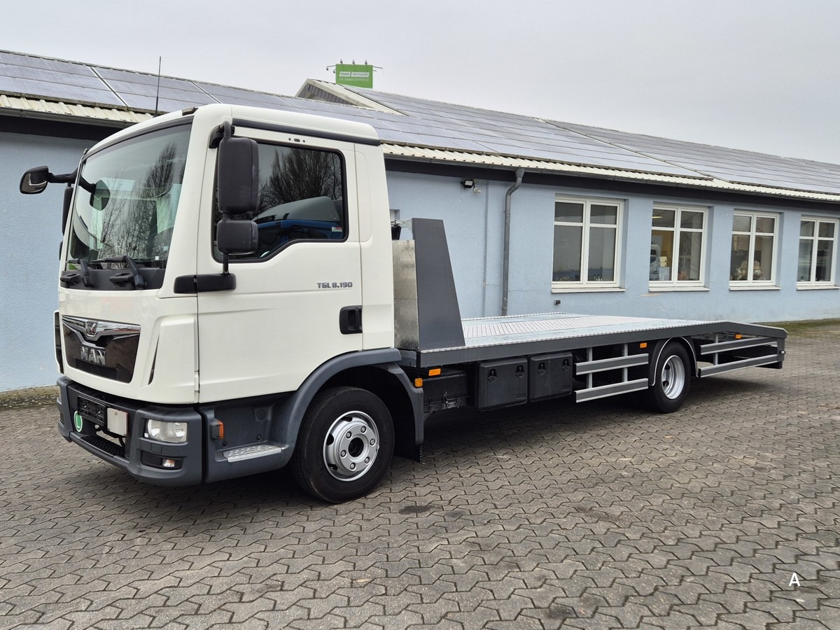 MAN TGL 8.190 BL Autotransporter 76tkm! AHK 3.5T - Camião transporte de veículos, Veículo comercial: foto 1 MAN TGL 8.190 BL Autotransporter 76tkm! AHK 3.5T - Camião transporte de veículos, Veículo comercial: foto 1