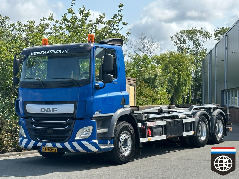 DAF CF 400 FAS VDL HOOKLIFT / HOLLAND TRUCK / VBK COVERING - Camião polibenne: foto 1 DAF CF 400 FAS VDL HOOKLIFT / HOLLAND TRUCK / VBK COVERING - Camião polibenne: foto 1