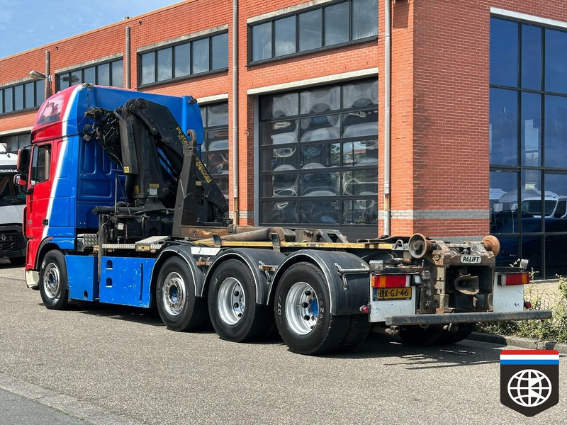 DAF FAK XF105 510 * MANUAL 16x ZF ** PALLFINGER PK20002 ** PALIFT HOOK 25t ** 8X2/4 - Camião grua: foto 4 DAF FAK XF105 510 * MANUAL 16x ZF ** PALLFINGER PK20002 ** PALIFT HOOK 25t ** 8X2/4 - Camião grua: foto 4