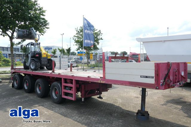 ES-GE 4.VON-25-40.3H, Pritsche, 4-Achser, Gelenkt, SAF ES-GE 4.VON-25-40.3H, Pritsche, 4-Achser, Gelenkt, SAF - Semi-reboque plataforma/ Caixa aberta: foto 1 ES-GE 4.VON-25-40.3H, Pritsche, 4-Achser, Gelenkt, SAF ES-GE 4.VON-25-40.3H, Pritsche, 4-Achser, Gelenkt, SAF - Semi-reboque plataforma/ Caixa aberta: foto 1