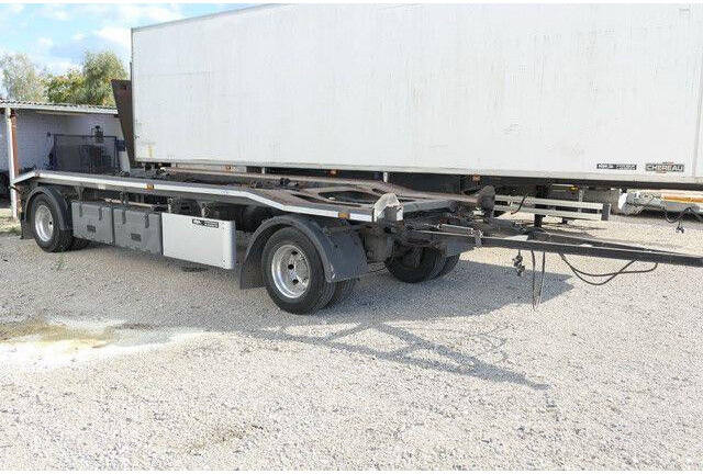 HKM G 18 ZL 5,0, Außenroller 5 bis 7m, Luftfederun - Reboque transportador de contêineres/ Caixa móvel: foto 2 HKM G 18 ZL 5,0, Außenroller 5 bis 7m, Luftfederun - Reboque transportador de contêineres/ Caixa móvel: foto 2