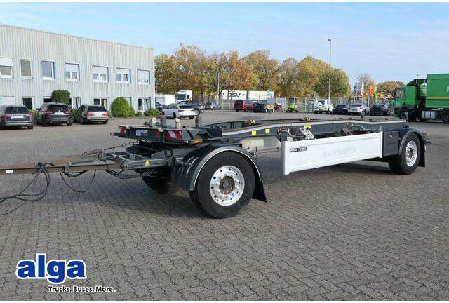 Huffermann HSA 18.70 LS, Schlitten, Alu-Felgen, Staukasten - Reboque transportador de contêineres/ Caixa móvel: foto 1 Huffermann HSA 18.70 LS, Schlitten, Alu-Felgen, Staukasten - Reboque transportador de contêineres/ Caixa móvel: foto 1