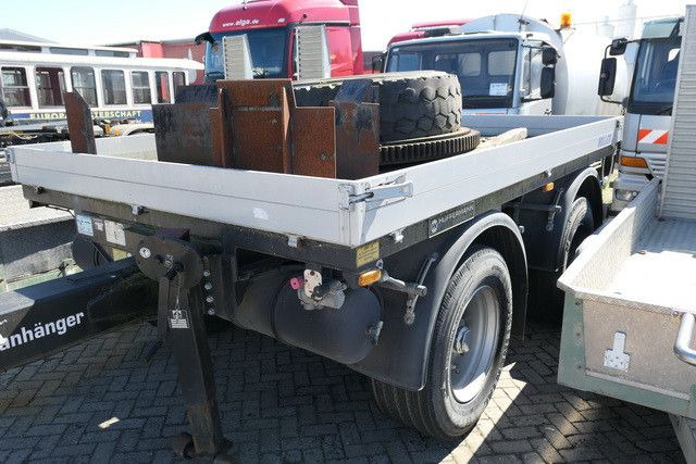 Hüffermann HTA 18.00, Tandem, Ballastanhänger, Luftfederung - Reboque plataforma/ Caixa aberta: foto 4 Hüffermann HTA 18.00, Tandem, Ballastanhänger, Luftfederung - Reboque plataforma/ Caixa aberta: foto 4