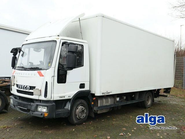 Iveco 75E19 4x2, 6.100mm lang, LBW, Kilma, Luftfede. - Camião furgão: foto 1 Iveco 75E19 4x2, 6.100mm lang, LBW, Kilma, Luftfede. - Camião furgão: foto 1
