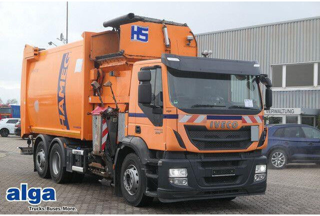 Iveco AD260SY/PS, Terberg, Seitenlader, 30m³, 140tkm - Caminhão de lixo: foto 1 Iveco AD260SY/PS, Terberg, Seitenlader, 30m³, 140tkm - Caminhão de lixo: foto 1