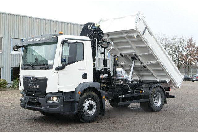 MAN 18.320 TGM BB, Kran Hiab X-Hiduo 138, Funk, AHK - Camião basculante: foto 4 MAN 18.320 TGM BB, Kran Hiab X-Hiduo 138, Funk, AHK - Camião basculante: foto 4