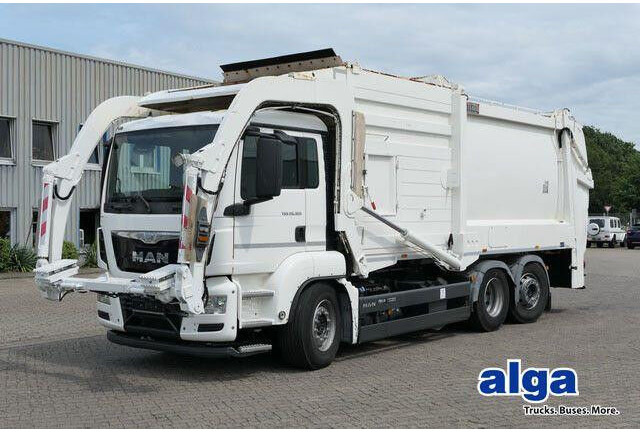MAN 26.320 TGS BL 6x2, Überkopflader/Frontlader, AC - Caminhão de lixo: foto 1 MAN 26.320 TGS BL 6x2, Überkopflader/Frontlader, AC - Caminhão de lixo: foto 1