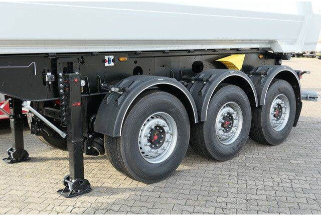 Mega MNW, Stahl, 25m³, Luft-Lift, anliegende Klappe - Semi-reboque basculante: foto 4 Mega MNW, Stahl, 25m³, Luft-Lift, anliegende Klappe - Semi-reboque basculante: foto 4