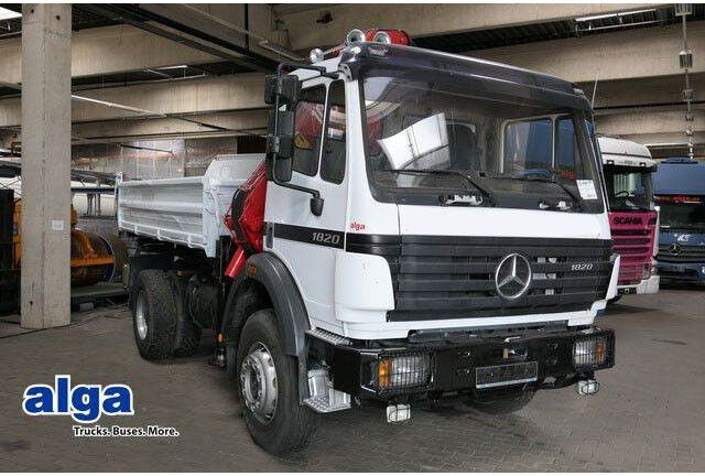Mercedes-Benz 1820 AK 4x4, HMF 1003 K2, Allrad, AHK, Blattfed. - Camião basculante: foto 1 Mercedes-Benz 1820 AK 4x4, HMF 1003 K2, Allrad, AHK, Blattfed. - Camião basculante: foto 1