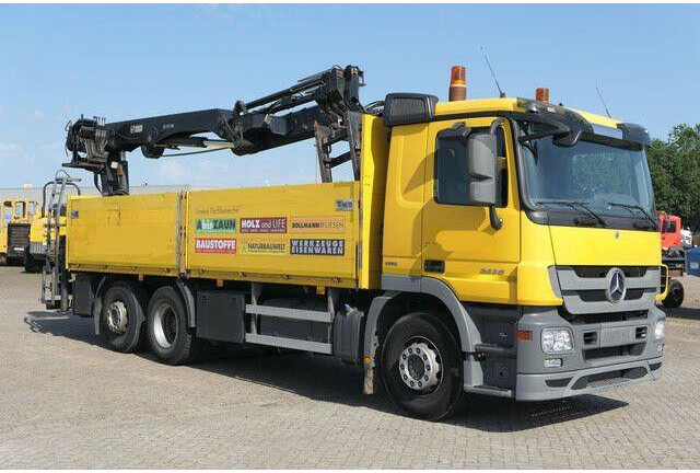 Mercedes-Benz 2536 Actros/MP3/HIAB 211DL/AHK/Klima - Camião de caixa aberta/ Plataforma: foto 3 Mercedes-Benz 2536 Actros/MP3/HIAB 211DL/AHK/Klima - Camião de caixa aberta/ Plataforma: foto 3