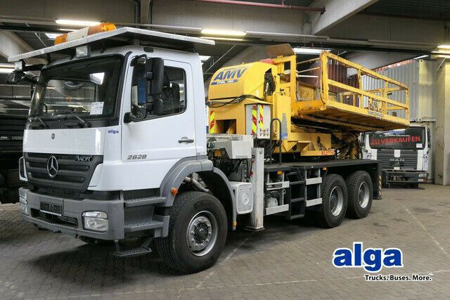 Mercedes-Benz 2628/AMV Arbeitshebebühne/Tunnel - Caminhão com plataforma aérea: foto 1 Mercedes-Benz 2628/AMV Arbeitshebebühne/Tunnel - Caminhão com plataforma aérea: foto 1