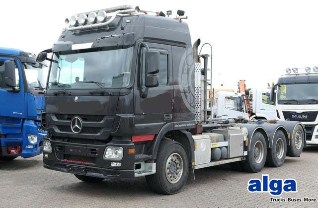 Mercedes-Benz 3560 L Actros 8x4/2, Hiab XR24SL56, Voll-Luft - Camião polibenne: foto 1 Mercedes-Benz 3560 L Actros 8x4/2, Hiab XR24SL56, Voll-Luft - Camião polibenne: foto 1