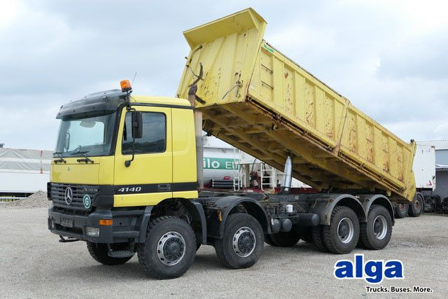 Mercedes-Benz 4140 AK Actros 8x8, Allrad, Meiller, 17m³ - Camião multibenne: foto 1 Mercedes-Benz 4140 AK Actros 8x8, Allrad, Meiller, 17m³ - Camião multibenne: foto 1