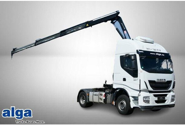 Iveco 460 Stralis 4x2, Kran HMF 1320K3, Hydr., Klima - Tractor: foto 1 Iveco 460 Stralis 4x2, Kran HMF 1320K3, Hydr., Klima - Tractor: foto 1